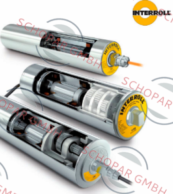 Interroll-3.5XQ.HF9.N91 DIMENSIONS FOR 2 STEEL SPROCKETS 1/2 Z:14