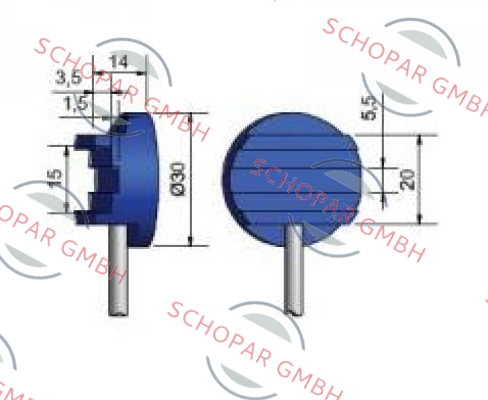 Rechner-P/N: KA1211, Type: KAS-80-30/EM-S-ETM-3G-3D, ATEX