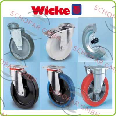 Wicke-INDUSTRIAL SPINNING WHEELS WITHOUT BRAKE A DIAMETER OF 80 MM 