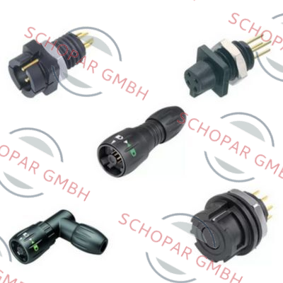 Binder-IP67,400V,16A Male connector 