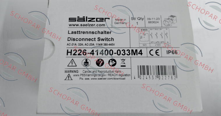 Salzer-H226-41400-033M4