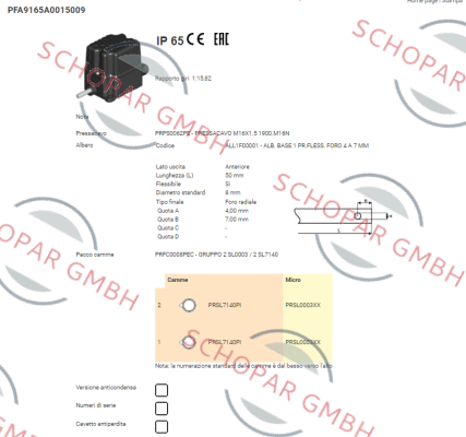 Ter Tecno Elettrica Ravasi-PFA9165A0015009