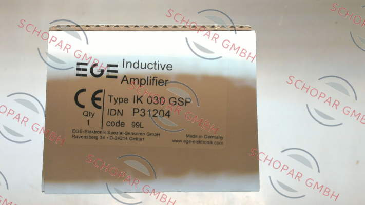 Ege-p/n: P31204, Type: IK 030 GSP