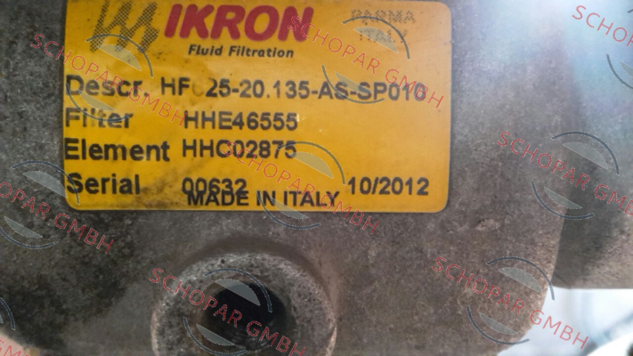 Ikron-HF625-20.135-AS-SP010-B17-GE-B-XA-FP-D