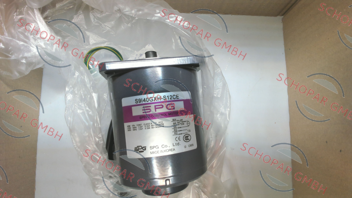 Spg Motor-S9I40GXH-S12CE