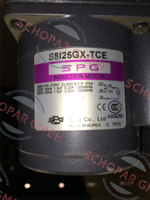 Spg Motor-S8I25GX-TCE