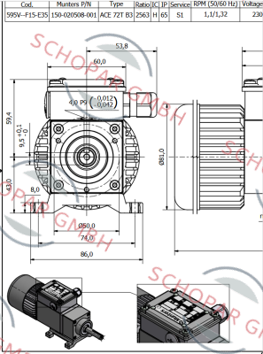 Munters-P/N: 150-020508-001