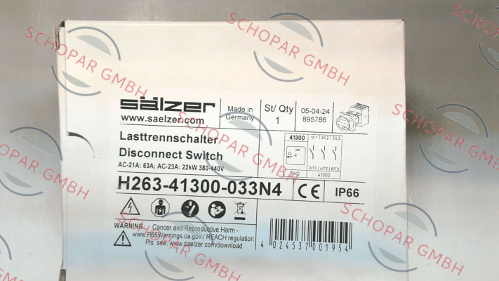 Salzer-H263-41300-033N4