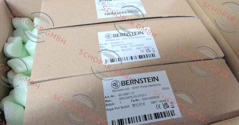 Bernstein-P/N: 6012861137, Type: SRO-M78-20-VT30-1