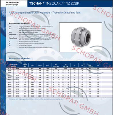 Ringfeder-TSCHAN-TNZ-ZCBK-152 / XC3715