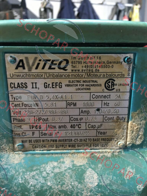 Aviteq-FUVD5,4X-A1.1 220-277/380-480V 60HZ 