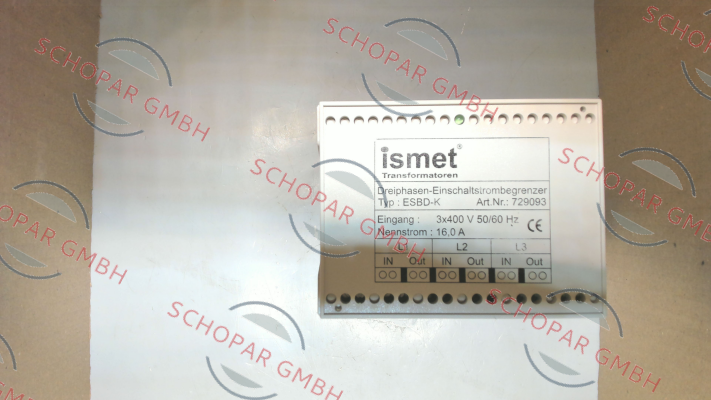 Ismet-729093 \ ESBD-K 16