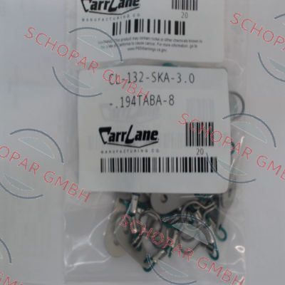 Carr Lane-CL-132-SKA-3.0-.194TABA-8