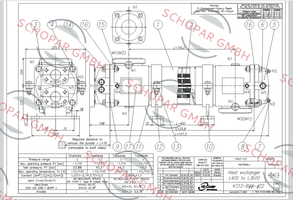 HS Cooler-KS12-BCN-420 L1500