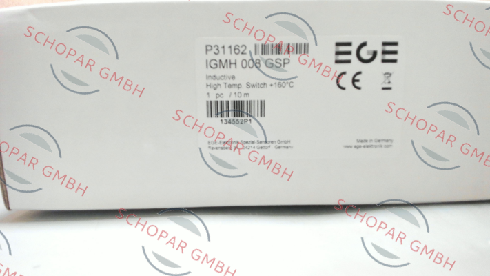 Ege-P/N: P31162/10 Type: IGMH 008 GSP/10