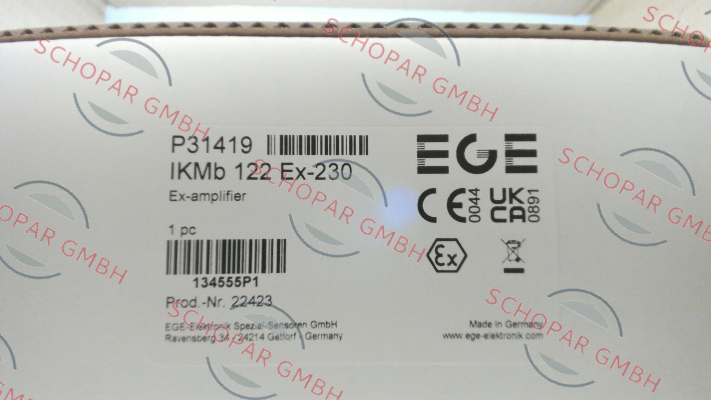 Ege-p/n: P31419, Type: IKMb 122 Ex-230