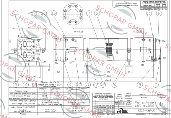 HS Cooler-KS25-AEN-421 L2300