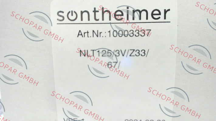 Sontheimer-NLT125/3V/Z33/67