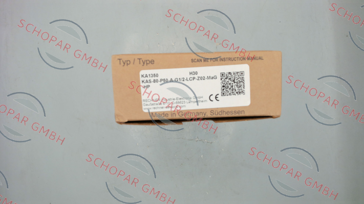 Rechner-p/n: KA1350, Type: KAS-80-P50-A-G1/2-LCP-Z02-MaG-HP