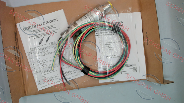 Hydac-P/N: 921758, Type: HDA 47F9-A-3000-DS-000(PSI)72inch