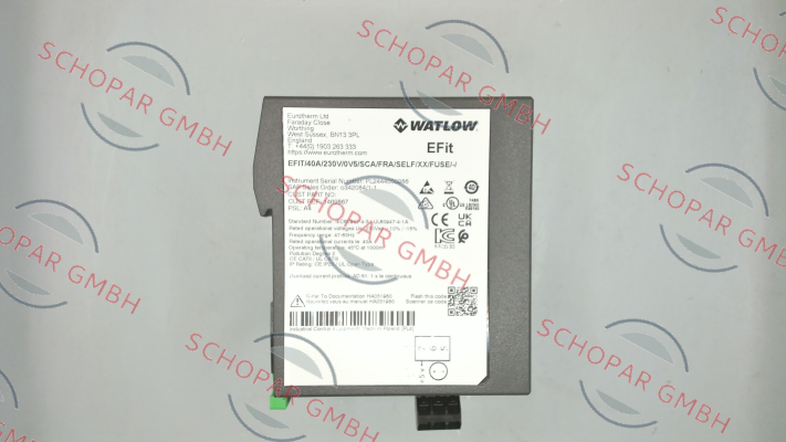 Eurotherm-EFIT 40A/230V/0V5/SCA/FRA/SELF/XX/FUSE/-/