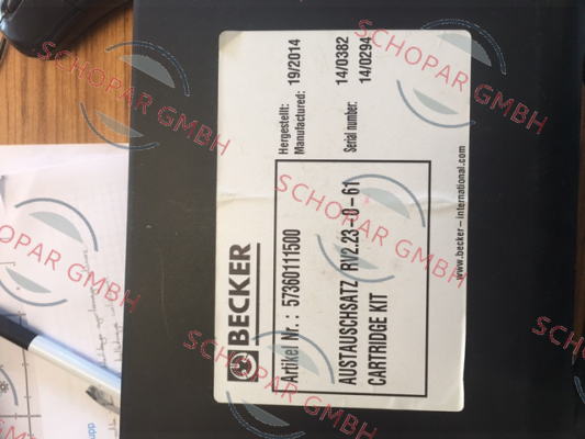 Becker-57360111500 OEM 