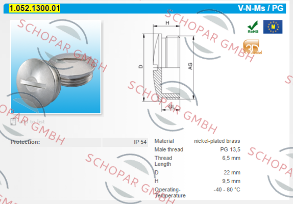 Hummel-1052-130-001 (pack 1x100) 