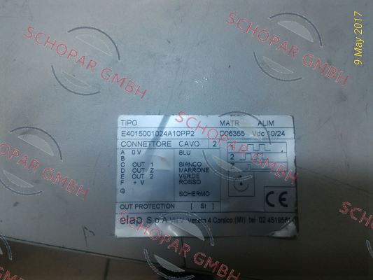 ELAP-E401-0500-1024-A-10-PP2 