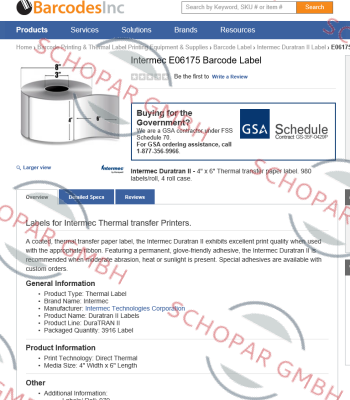 Intermec (Honeywell)-I20064 