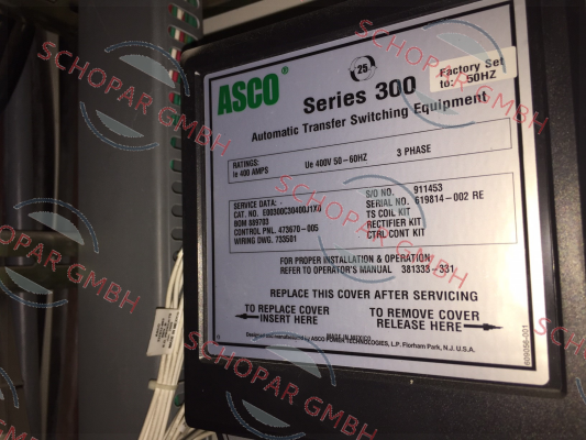 Asco-SERIES 300 3PHASE 