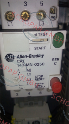 Allen Bradley (Rockwell)-CAT 140-MN-0250 - old code, new code - 140M-C2E-B25 