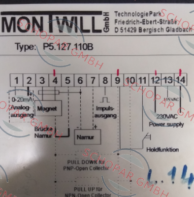 Montwill-P5.127.110B  obsolete/ replaced by M3-1FR5B.03X7.S70BD  