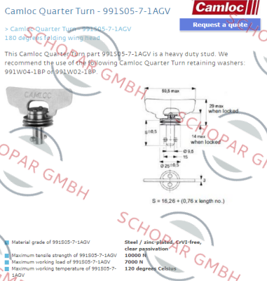 Camloc-991S05-7-1AGV