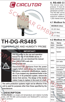 Circutor-TH-DG-RS485 