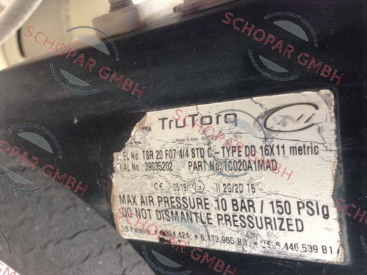 Trutorq-TSR 20 F07 4/4 STD C obsolete, replaced by TSR012 F07 4/4 STD C-TYPE 