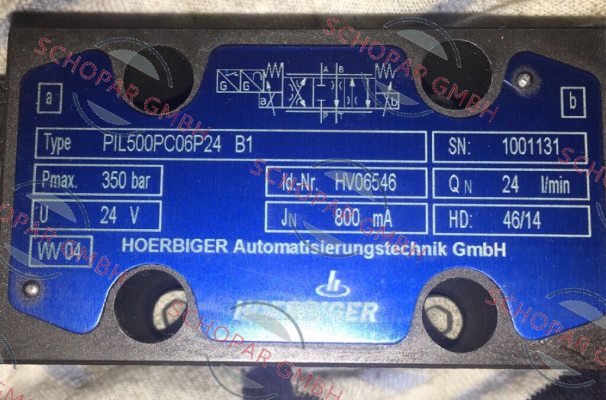 Hoerbiger-P/N: HV06546, Type:  PIL500PC06P24