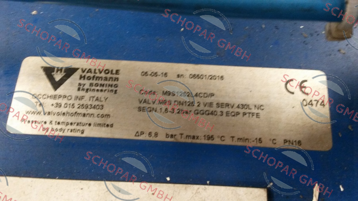 Valvole Hofmann-M9S1252L4CD/P 