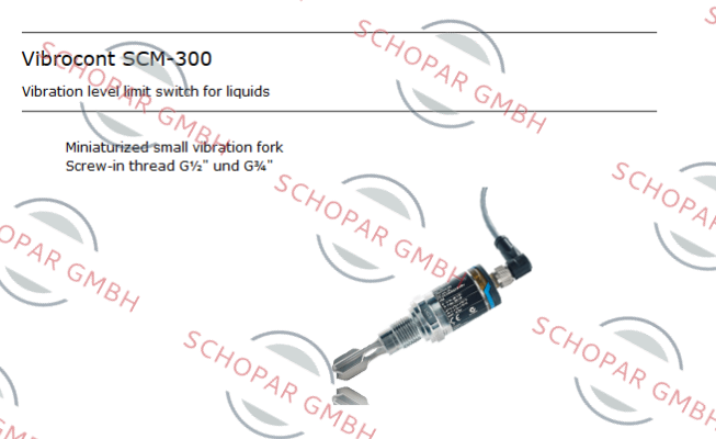 ACS CONTSYS-111000074 Type Vibrocont SCM 300 K 2 GA 01 S