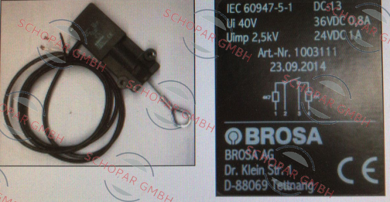 Brosa-1003111, replaced by 1022052 