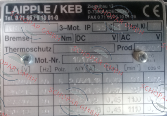 LAIPPLE KEB-M80AC 