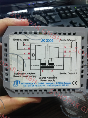 JM Concept-JK3002- obsolete replaced by ULCOS920D2 