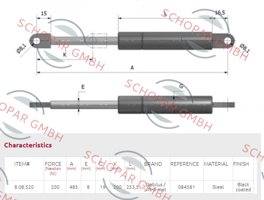 Stabilus-084 581 