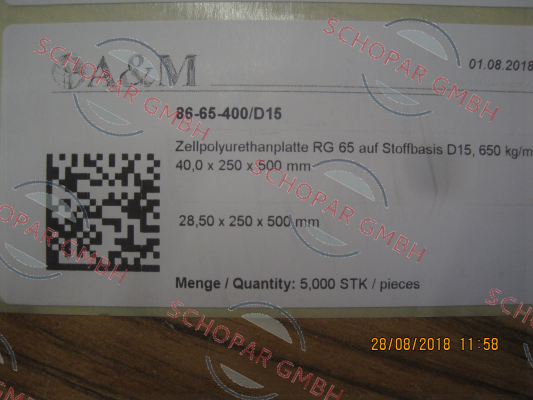 BASF Polyurethanes-CELLASTO(R) MH24-65, RG650 ZELLIG