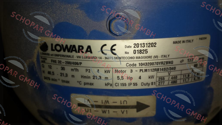 Lowara-FHE 32-200/406/P