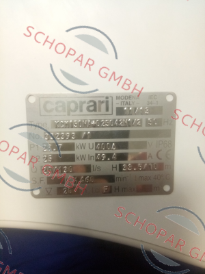 CAPRARI -Type:  KCM150NA+025042N1