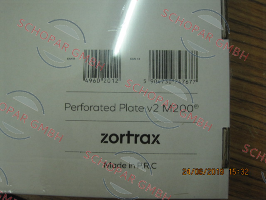 Zortrax-Perforated Plate v2 for M200