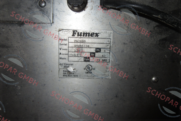 Fumex-FA2SSD old PN/ new PN FA2