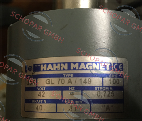 HAHN-MAGNET (Kendrion)-GLA070.508501