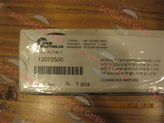 Smw-Autoblok-P/N: 12072500, Type: WBSA-D250 W.AUFSZB