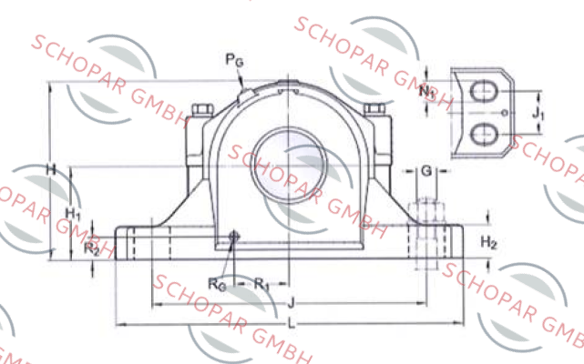 Timken-SAF 23032 K-TIMKEN